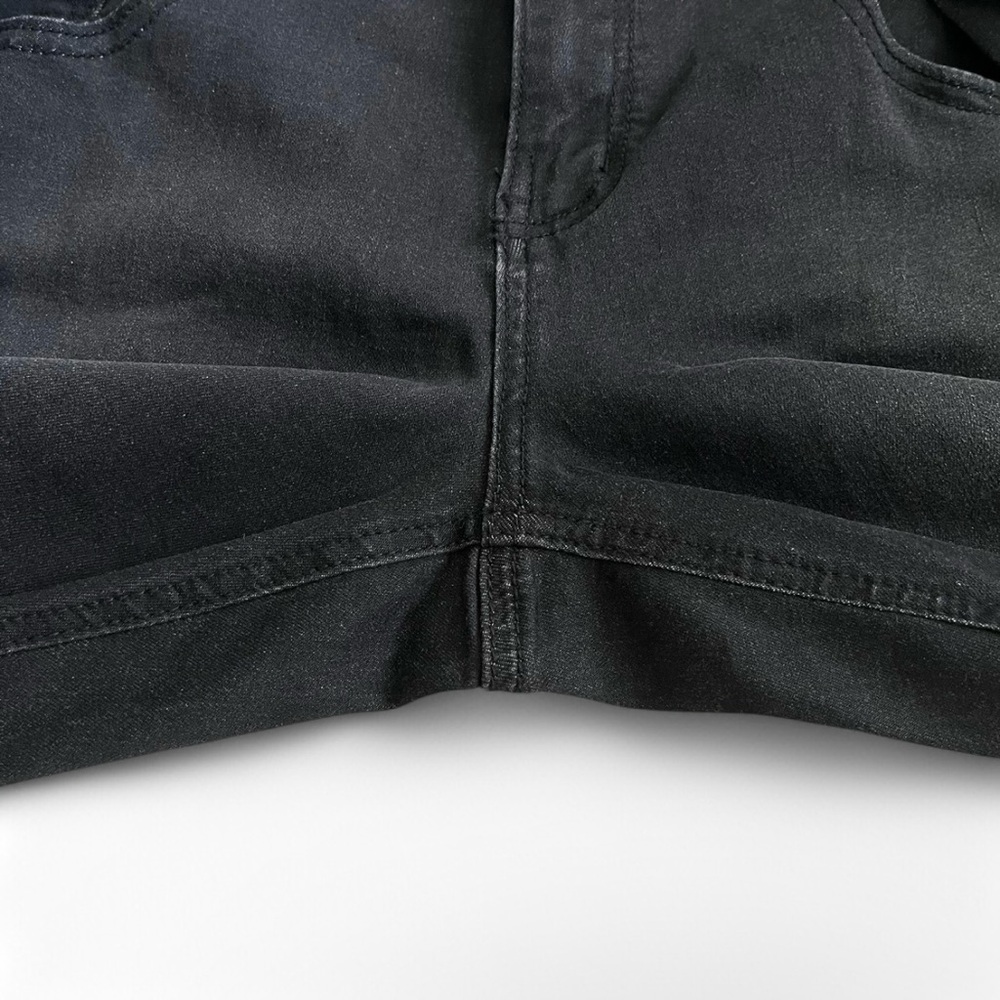 Urban Outfitters BDG Y2K Belted Flare Low Rise Jean Dark Wash Size 33 Black Slim - Picture 14 of 16